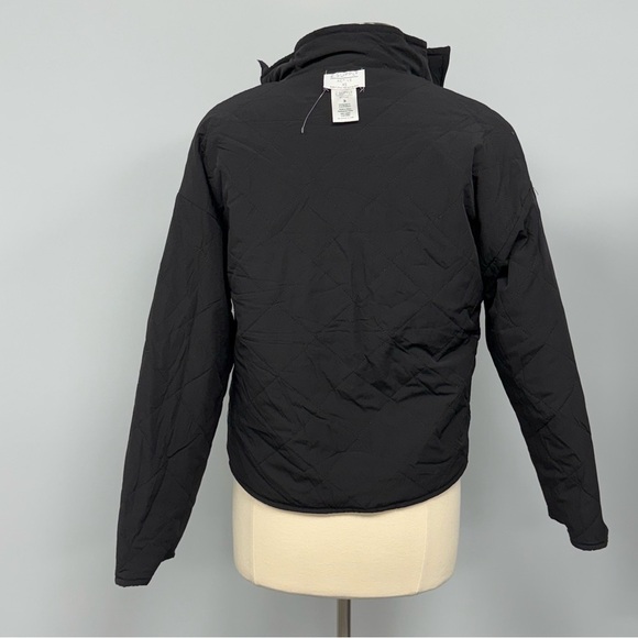NWT Z SUPPLY ZS On The Go Reversible Jacket Black Quilted & Ivory Teddy Size XS - Picture 10 of 15